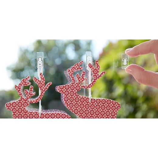 Mini Ganchos Colgadores Adhesivos 3733-8-001 (Blister 12 Unid.) Inofix