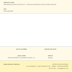 Minutero Escalera Automatico - 1 Modulo Din (Retractilado) Solera Ae16/230