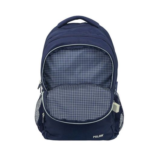 Mochila Escolar 4 Cremalleras Serie 1918 25 L  Azul Marino