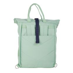 Mochila Urbana Con Cierre Superior Enrollable 10 L. Serie 1918, Verde