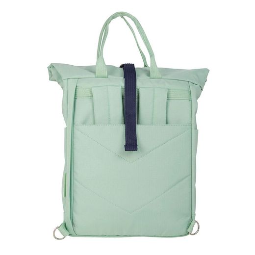 Mochila Urbana Con Cierre Superior Enrollable 10 L. Serie 1918, Verde