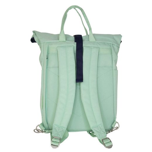 Mochila Urbana Con Cierre Superior Enrollable 10 L. Serie 1918, Verde