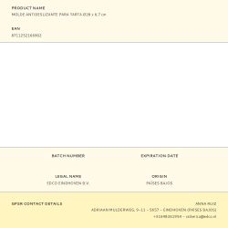 Molde Antideslizante Para Tarta Ø28 X 6,7 Cm