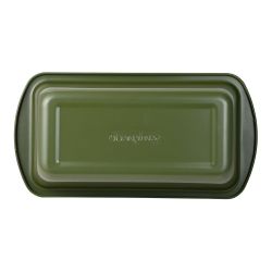 Molde Rectangular De Acero Al Carbono, Para Horno, Experto, Verde Oliva, 25.5 X 13,3 X 5,7 Cm