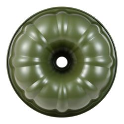 Molde Redondo De Acero Al Carbono, Para Horno, Experto, Verde Oliva, Ø25,5 X 8 Cm