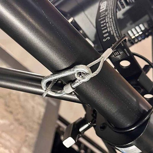 Mosquetón Bombero Con Seguro, Msq02, Acero Galvanizado, 6 X 60 Mm. 2 Unidades