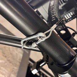 Mosquetón Bombero Con Seguro, Msq02, Acero Galvanizado, 7 X 70 Mm. 2 Unidades