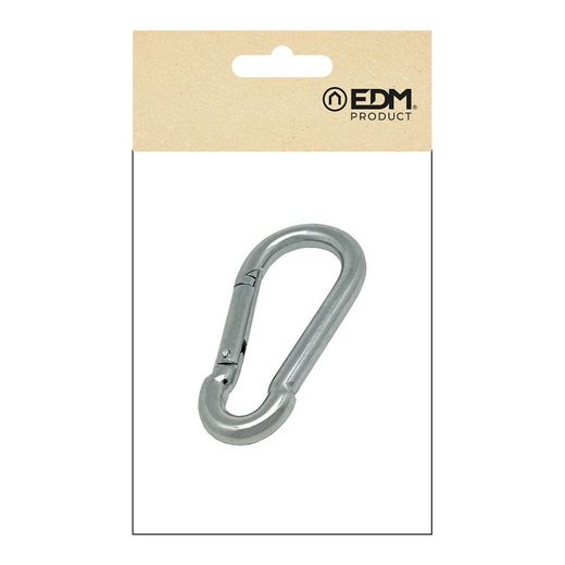 Mosquetón Bombero Sin Seguro, Msq01, Acero Galvanizado, 10 X 100 Mm