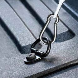 Mosquetón Bombero, Sin Seguro, Msq01, Acero Galvanizado, 5 X 50 Mm. 2 Unidades