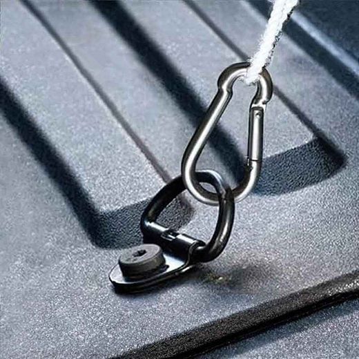 Mosquetón Bombero Sin Seguro, Msq01, Acero Galvanizado, 6 X 60 Mm. 2 Unidades