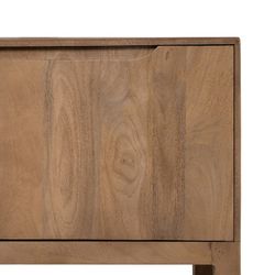 Mueble Tv Natural Madera De Mango Salón 150 X 40 X 60 Cm