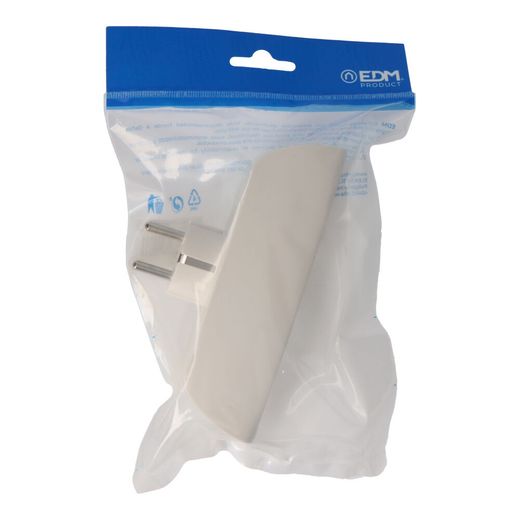 Multiconector T/Tl Triple Salida Tipo F 4,8Mm Económico Máx 3680W  Blanco (Envasado)