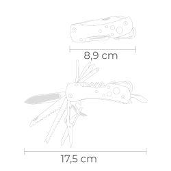 Multiherramienta Con Mosquetón Modelo Negro, Serie Kilimanjaro