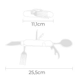 Multiherramienta Navaja + Cubiertos, Serie Aconcagua