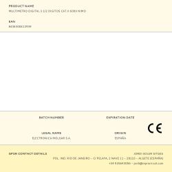 Multimetro Digital 3 1/2 Pulg Digitos Cat.Ii 600V