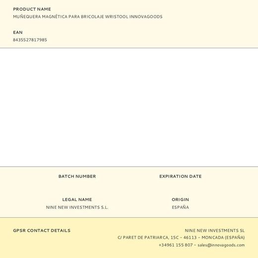 Muñequera Magnética Para Bricolaje Wristool