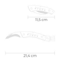 Navaja Setas Irati Con Cepillo