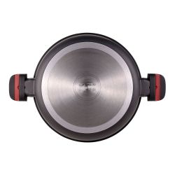 Olla Baja De Aluminio Fundido Inducción Denia Experto Ø28 Cm