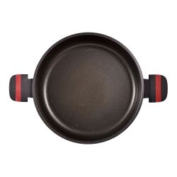 Olla Baja De Aluminio Fundido Inducción Denia Experto Ø28 Cm