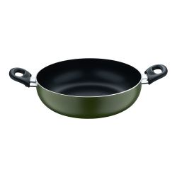 Olla Baja De Aluminio Prensado Con Tapa, Inducción, Experto Ø28 X 8 Cm