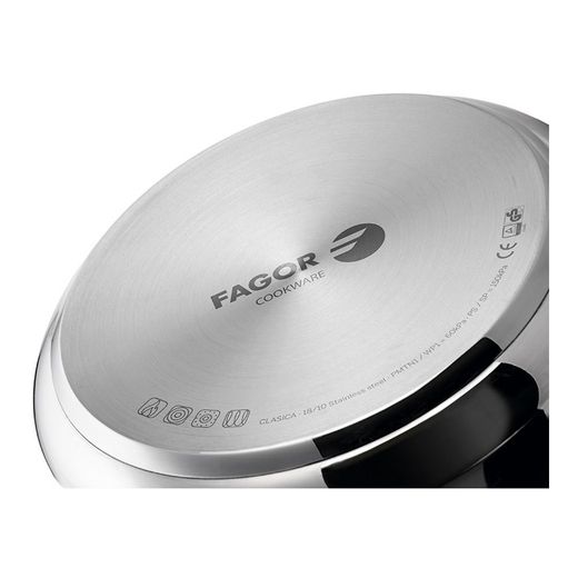 Olla Clásica Bombeada 8 L Inoxidable 18/10 Ø25,02 X 19,5Cm