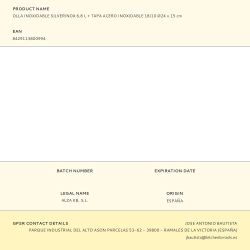 Olla Inoxidable Silverinox 6,8 L + Tapa Acero Inoxidable 18/10 Ø24 X 15 Cm