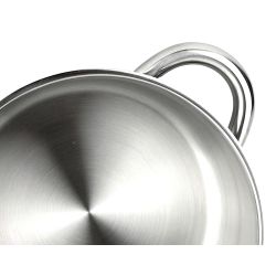 Olla Inoxidable Silverinox 6,8 L + Tapa Acero Inoxidable 18/10 Ø24 X 15 Cm