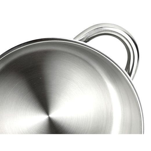 Olla Inoxidable Silverinox 6,8 L + Tapa Acero Inoxidable 18/10 Ø24 X 15 Cm