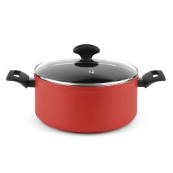 Olla Maxima + Tapa Roja Aluminio Ø20 X 10 Cm