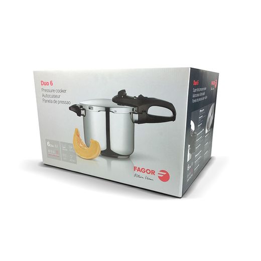 Olla Super Rápida Duo, 6 L, Inox 18/10, Ø23 X 17 Cm