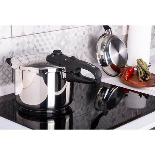 Olla Super Rápida Duo, 6 L, Inox 18/10, Ø23 X 17 Cm