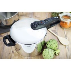 Olla Super Rápida Duo, 6 L, Inox 18/10, Ø23 X 17 Cm