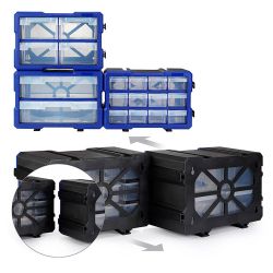 Organizador Apilable De 4 Cajones