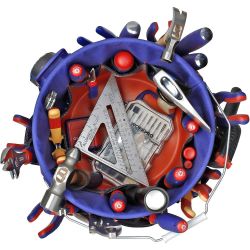 Organizador De Herramientas Para Cubo De 19 L/ Aprox Ø28 Cm