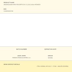 Organizador Para Frigorífico 6 L 31,5 X 21,5 X 09 Cm