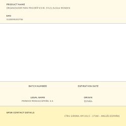 Organizador Para Frigorífico 8 L 37,0 X 21,5 X 10 Cm