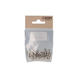 Pack 16 Uds. Porta-Estante De Hierro Redondo Nº 5 Níquel