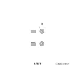 Pack 2 Uds. Soporte Barra Ø12 Mm Latón