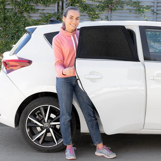 Pack 2 Unid. Malla Parasol Para Coche Uvlock V0103468 Innovagoods