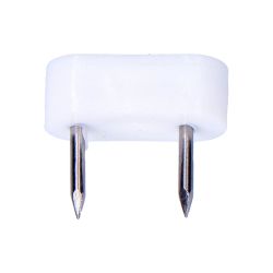 Pack 6 Uds. Tope Armario 2 Puntas 7X18Mm Blanco