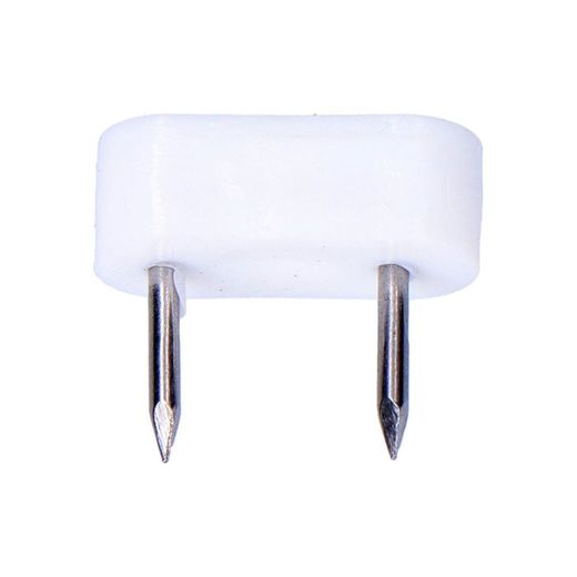 Pack 6 Uds. Tope Armario 2 Puntas 7X18Mm Blanco