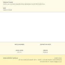 Cucharas Pequeña Moka Inoxidable Silver Precision 9,5 Cm 6 Uds