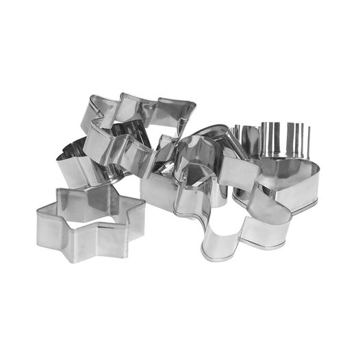 Pack 8 Moldes Cortadores Para Galletas