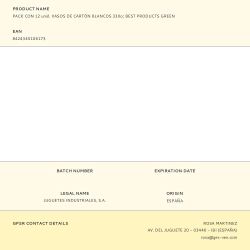 Vasos De Cartón Blancos 330Cc, 12 Uds