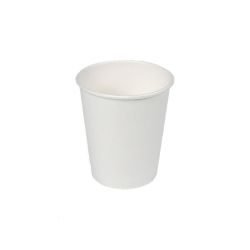 Vasos De Cartón Blancos 200Cc, 50 Uds