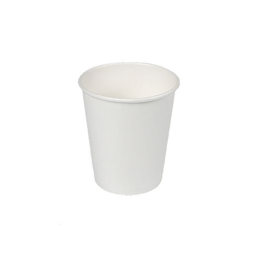 Vasos De Cartón Blancos 200Cc, 50 Uds