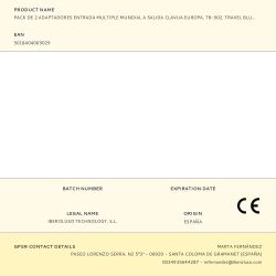 Pack De 2 Adaptadores Entrada Multiple Mundial A Salida Clavija Europa, Tb-902, Travel Blue