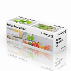 Pack De 3 Ecobolas Para Frigorífico V0100792 Innovagoods