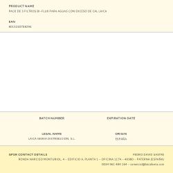 Pack De 3 Filtros Bi-Flux Para Aguas Con Exceso De Cal Laica