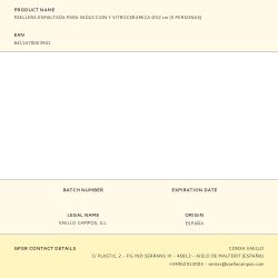 Paellera Esmaltada Para Induccion Y Vitroceramica Ø32 Cm (5 Personas)